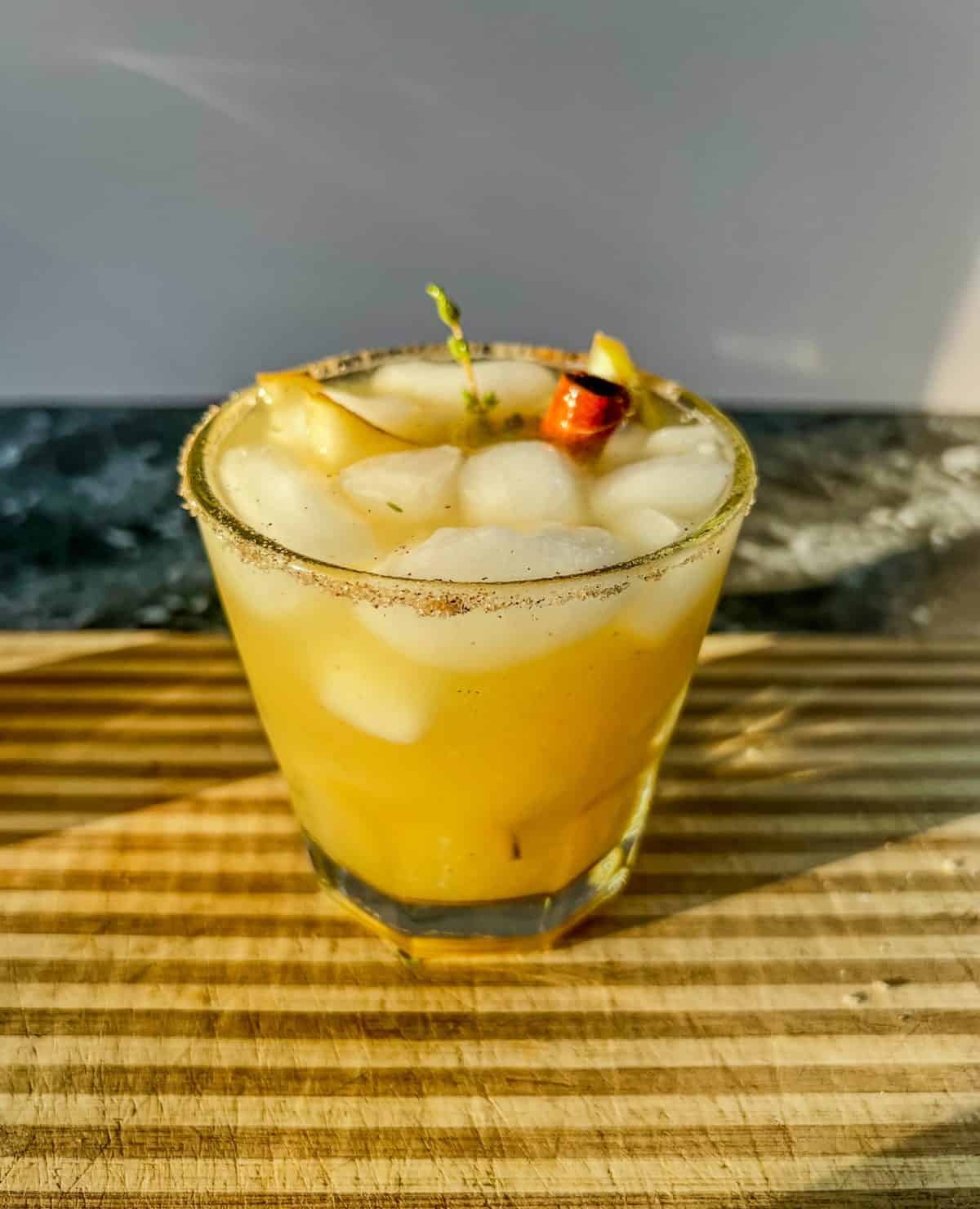 Pear Bourbon Smash