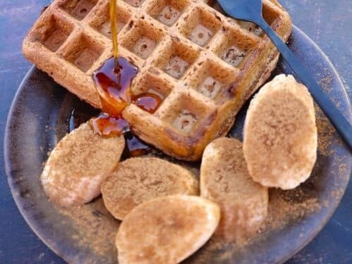 Pumpkin Waffles with Oat Flour