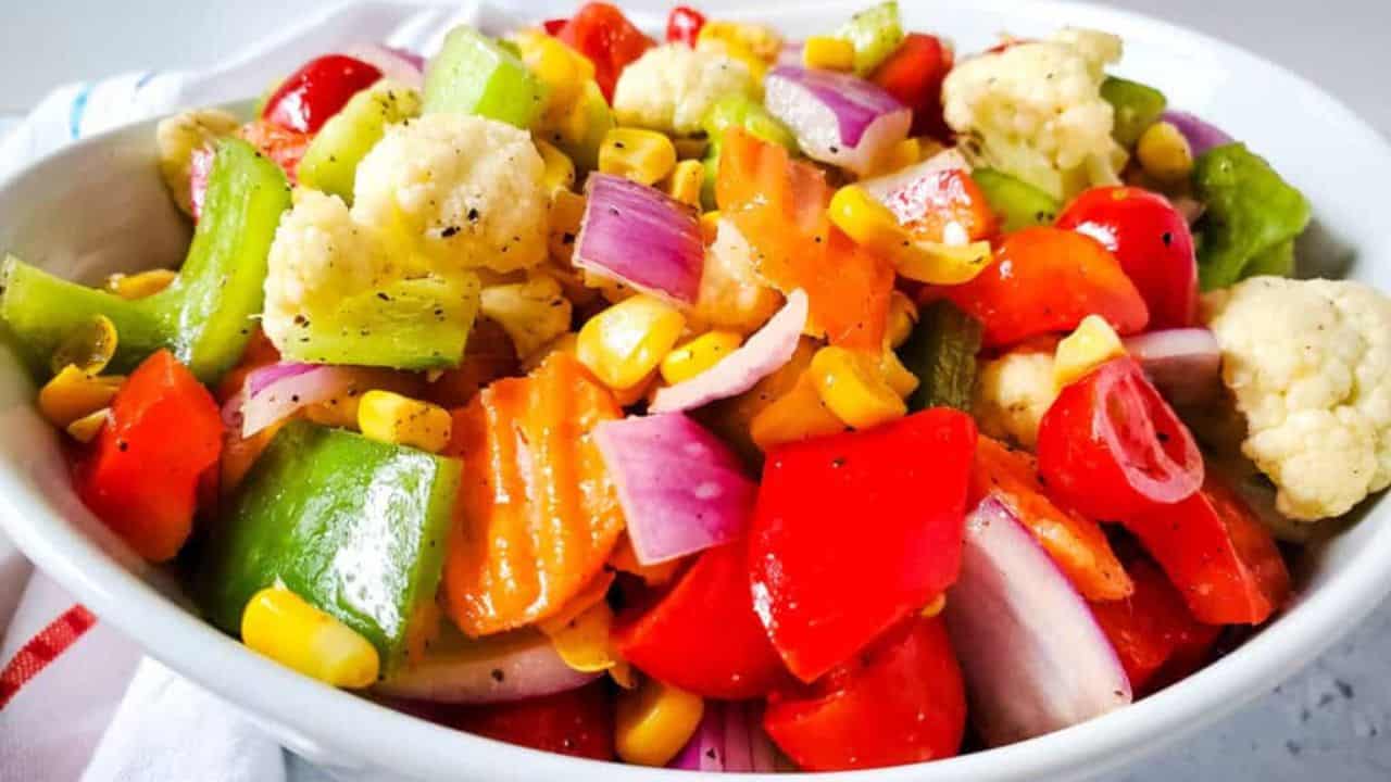 Rainbow Veggie Salad