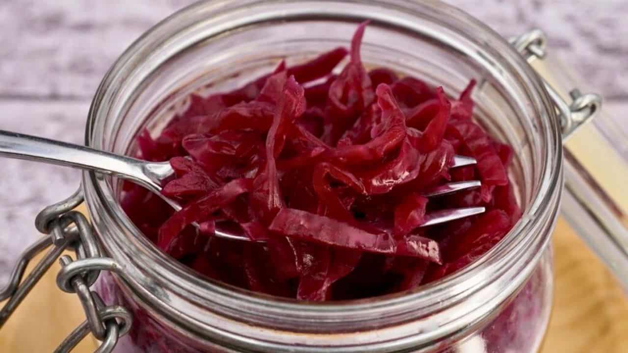 Red Cabbage Sauerkraut
