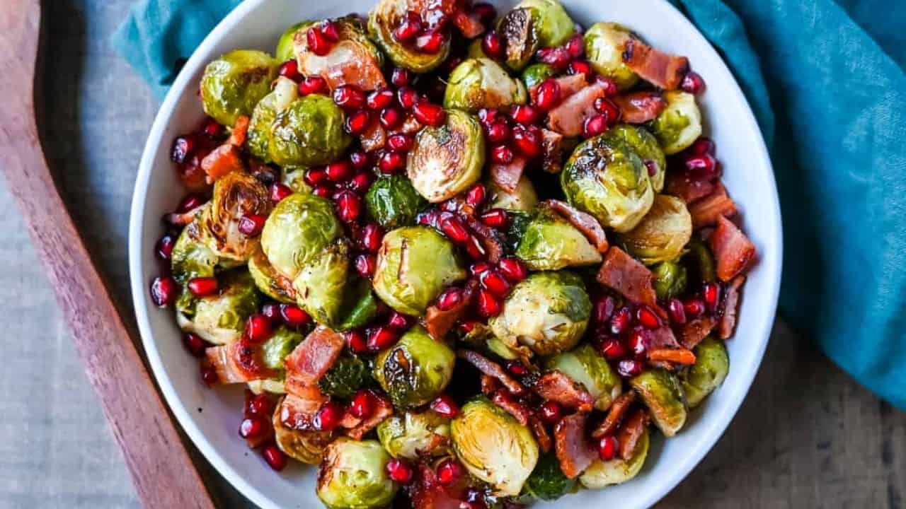 Roasted Brussels Sprouts with Bacon
