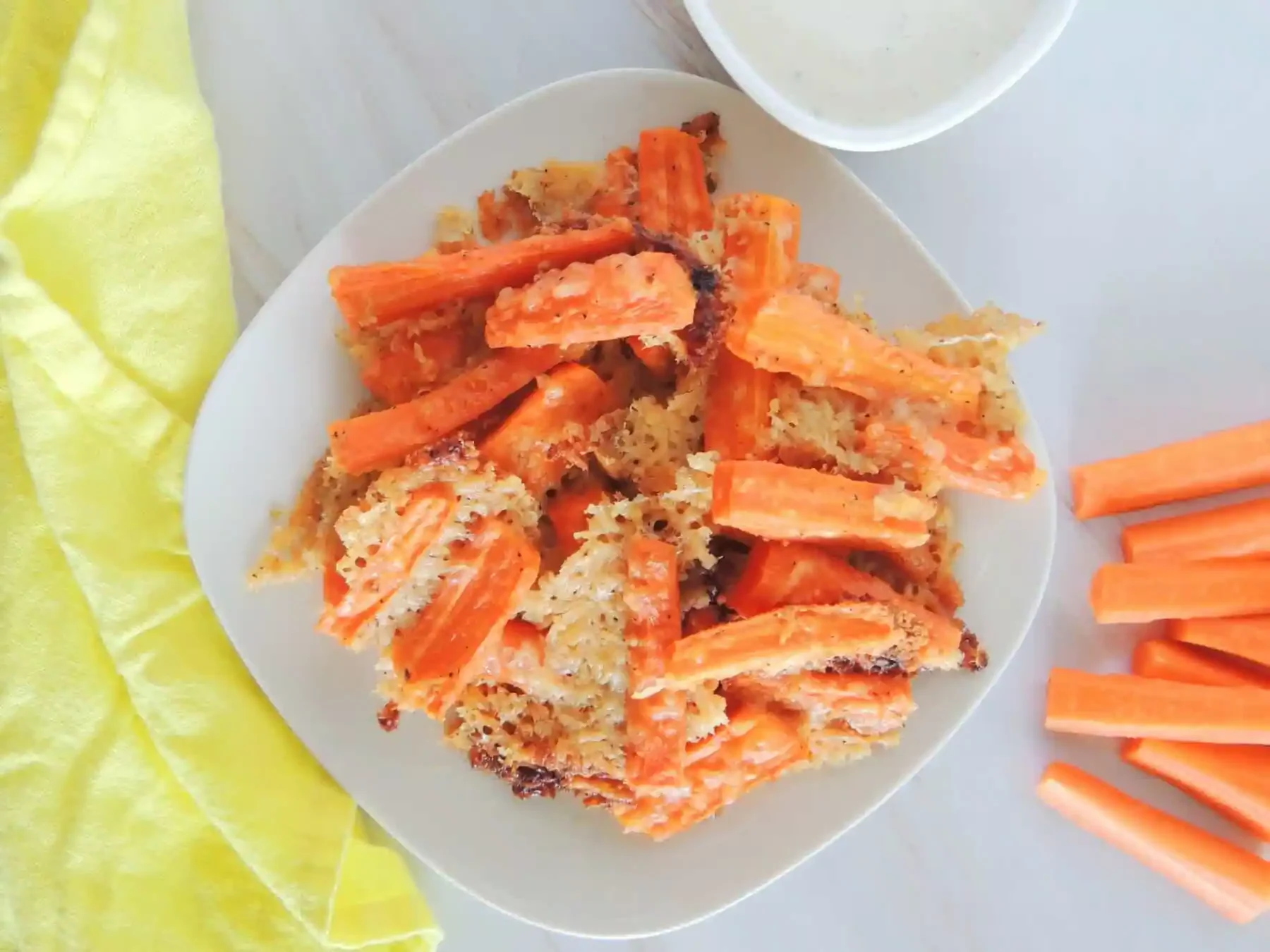 Roasted Parmesan Carrots