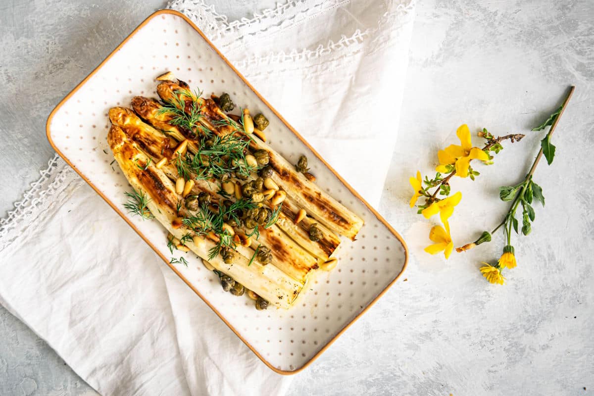 Roasted White Asparagus Recipe