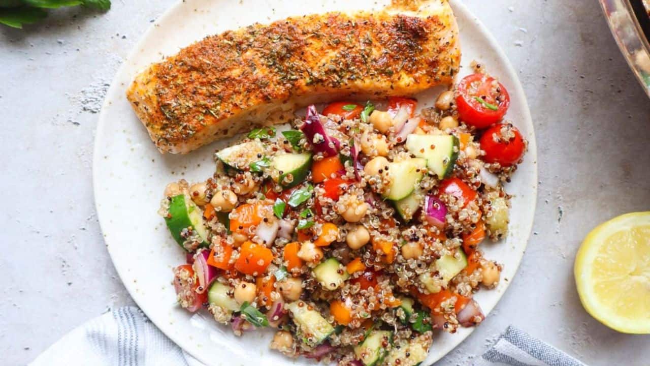 Salmon Quinoa Salad