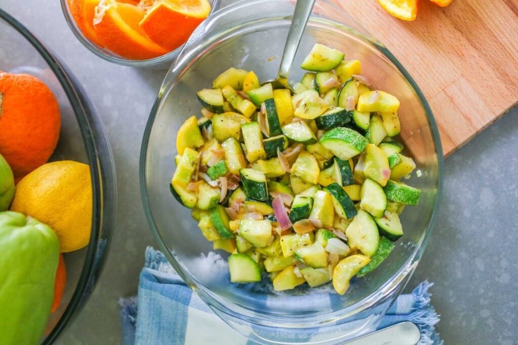 Sautéed Summer Squash with Rosemary and Lemon