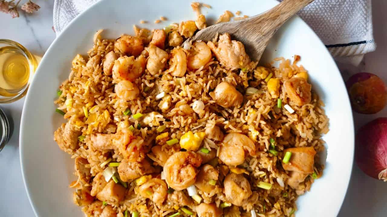 Shrimp and Chicken Fried Rice