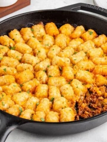 Sloppy Joe Tater Tot Casserole