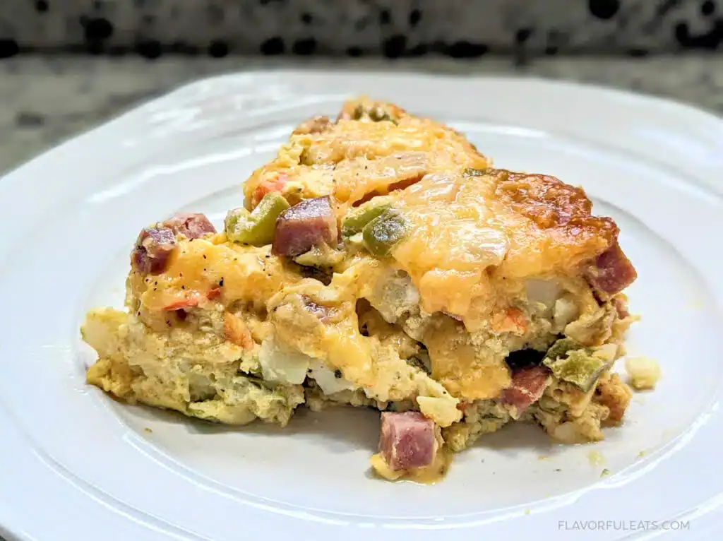 Slow Cooker Denver Omelet Breakfast Casserole