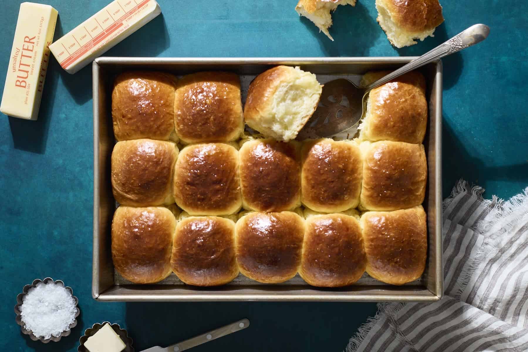 Sourdough Discard Brioche Rolls