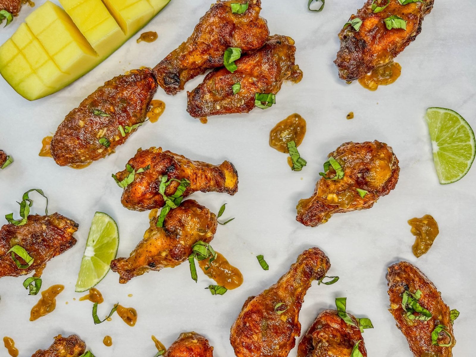 Spicy Mango Chicken Wings
