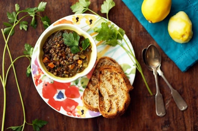 Spring Lentil Soup