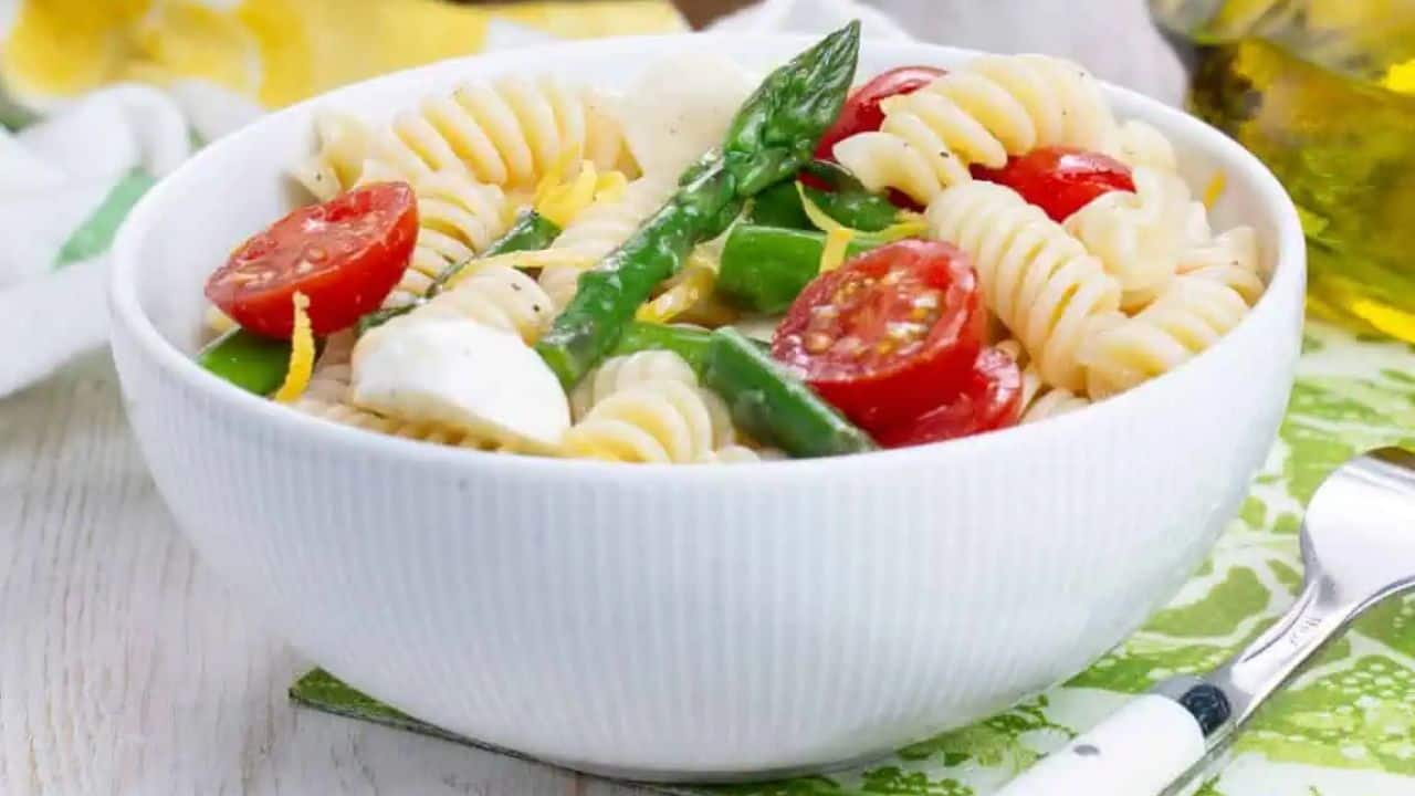 Spring Pasta Salad with Asparagus