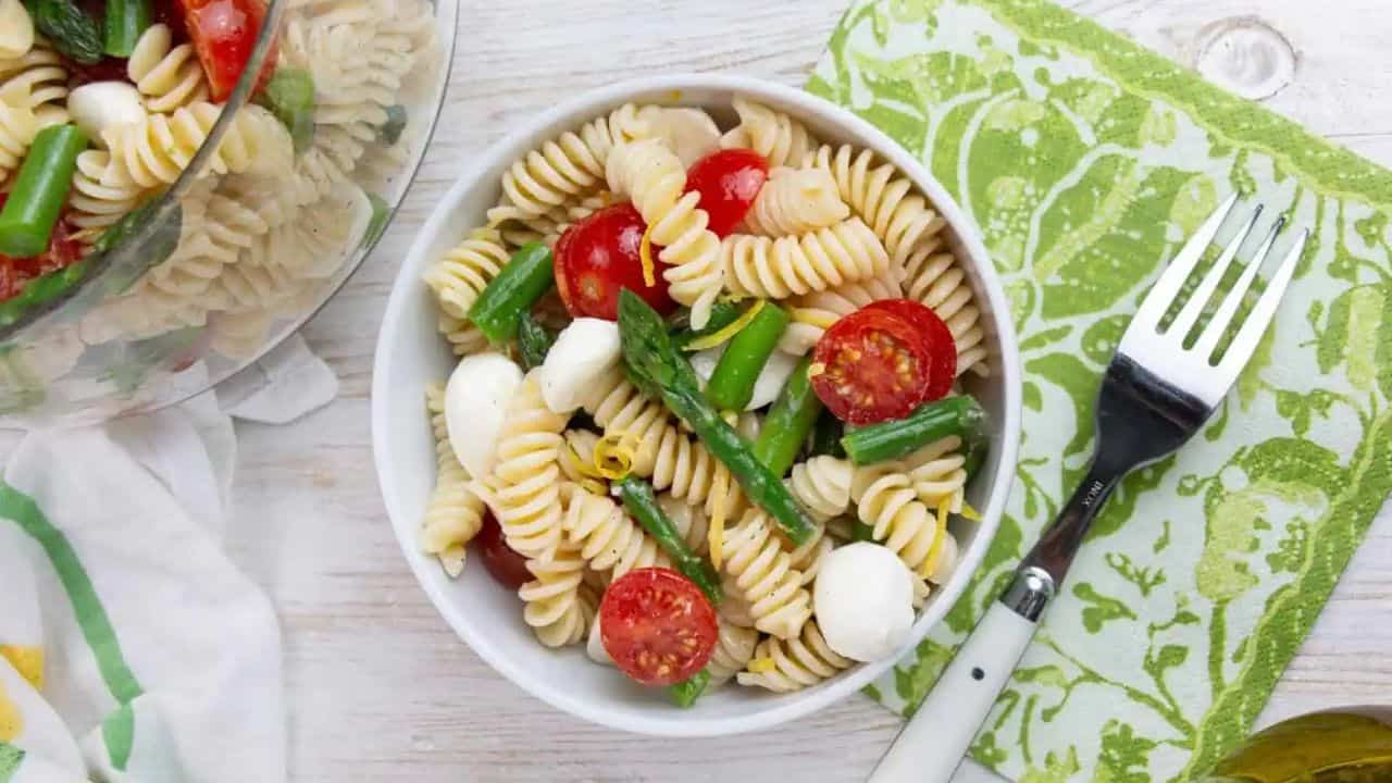 Spring Pasta Salad with Asparagus