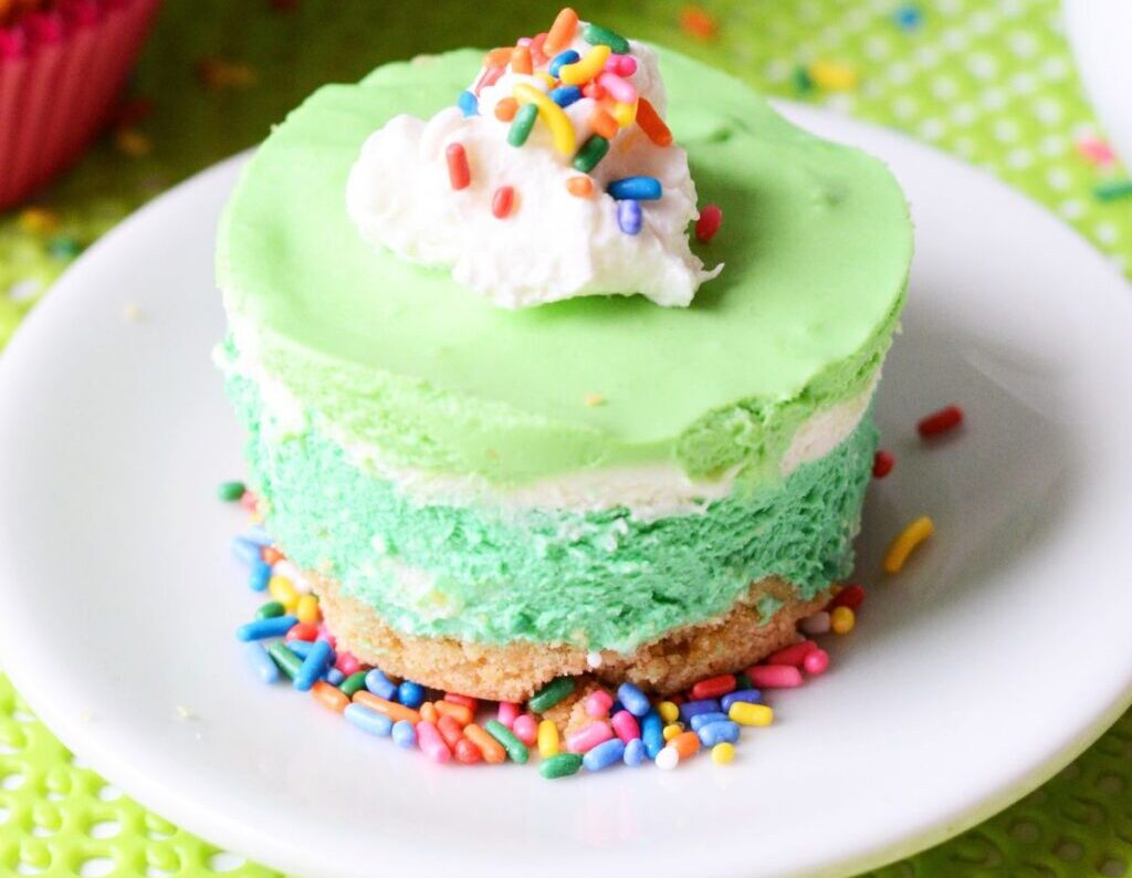 St Patrick's Day No Bake Cheesecake