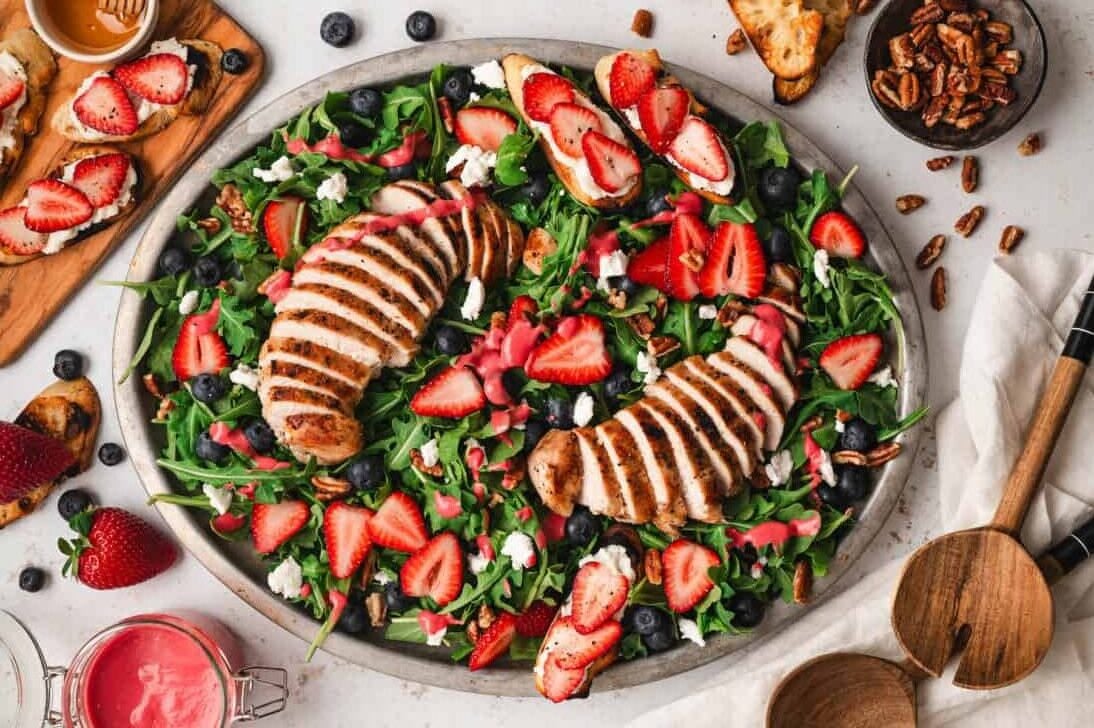 Summer Salad With Strawberry