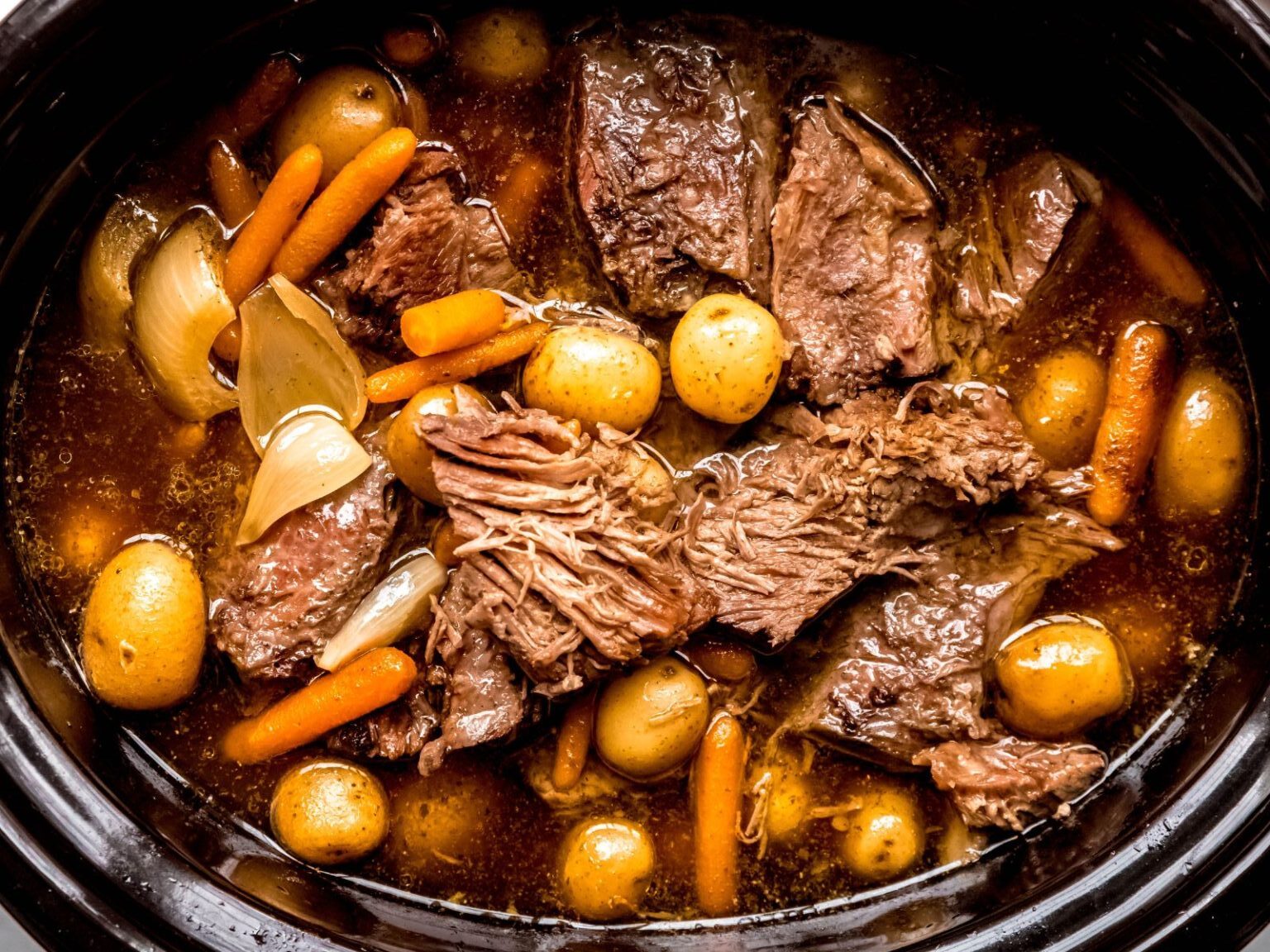 Tender Slow Cooker Rump Roast