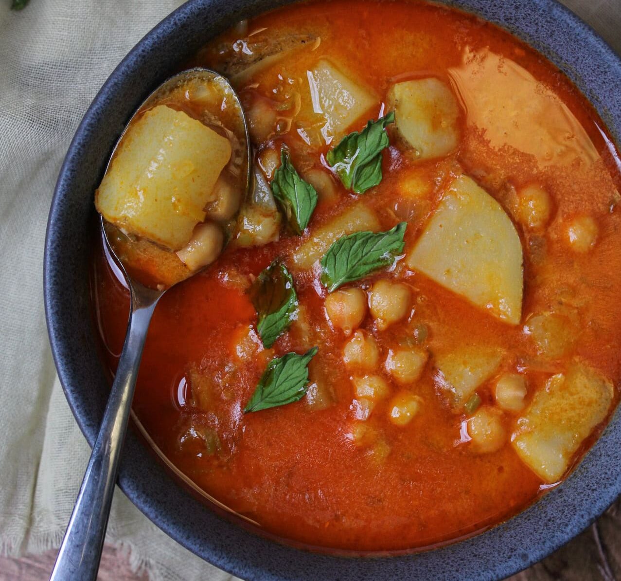 Thai Chickpea Potato Curry