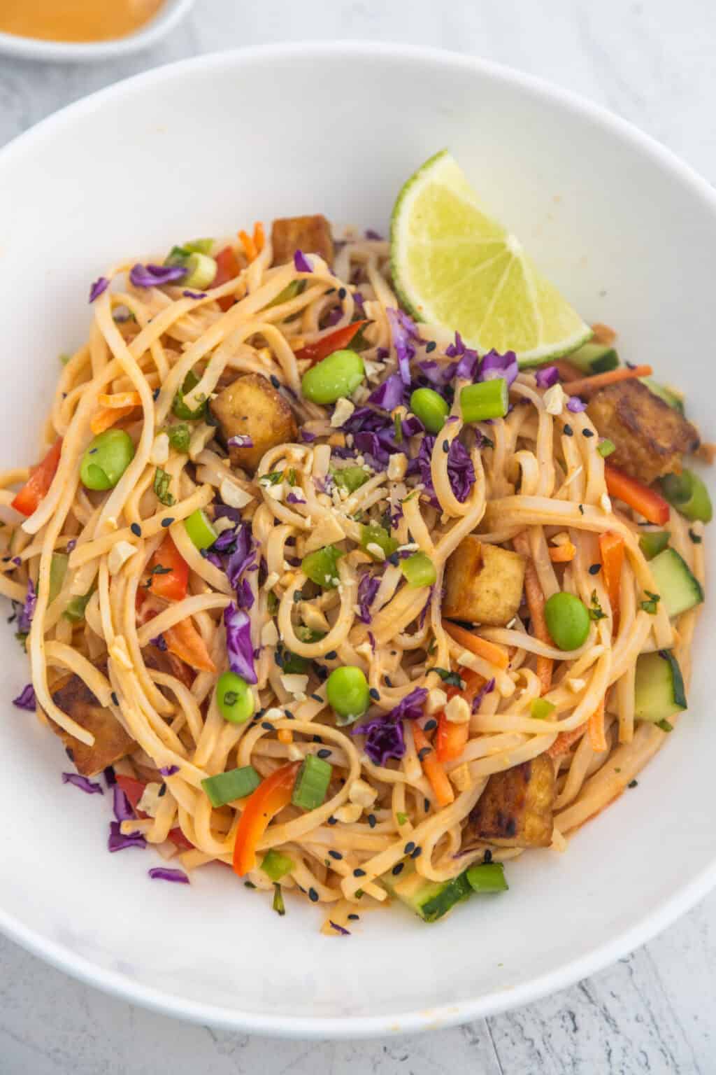 Thai Noodle Salad With Spicy Peanut Sauce