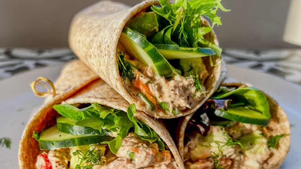 Tuna Avocado Wraps