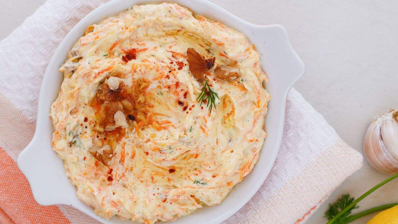 Turkish Carrot Yogurt Dip Recipe