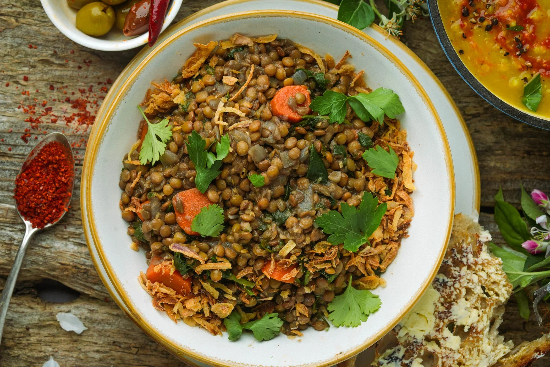 Vegan Moroccan Lentils Recipe