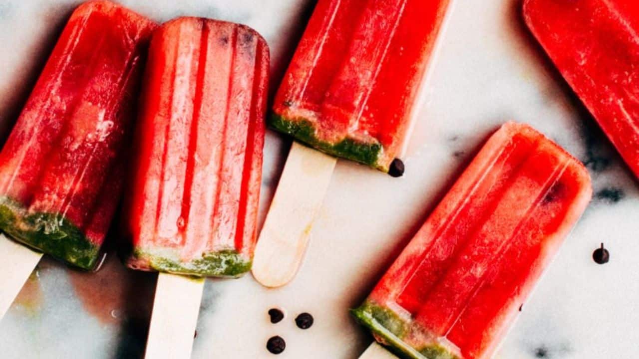Watermelon Popsicles