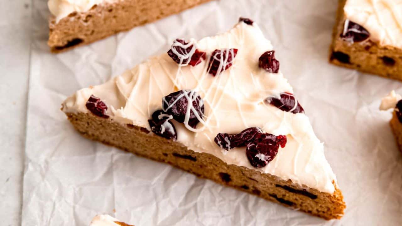 Whole Wheat Cranberry Bliss Bars