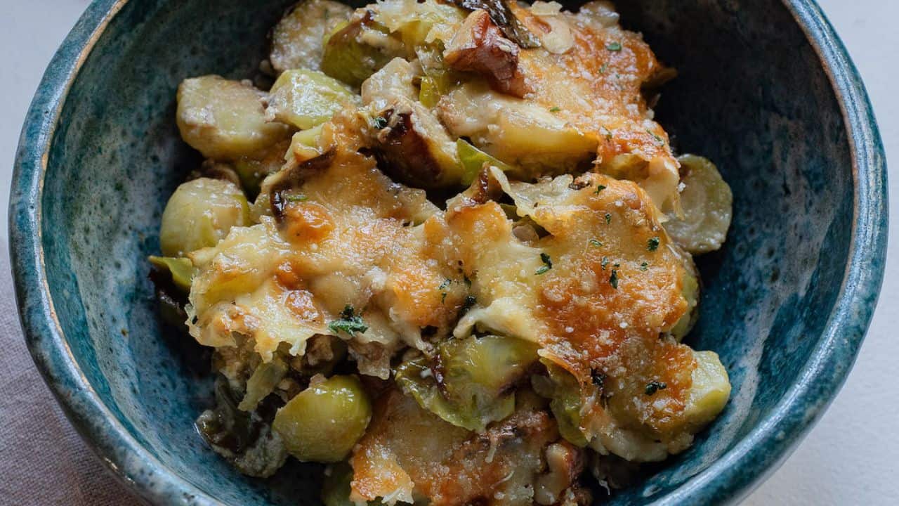 Brussel Sprouts Gratin