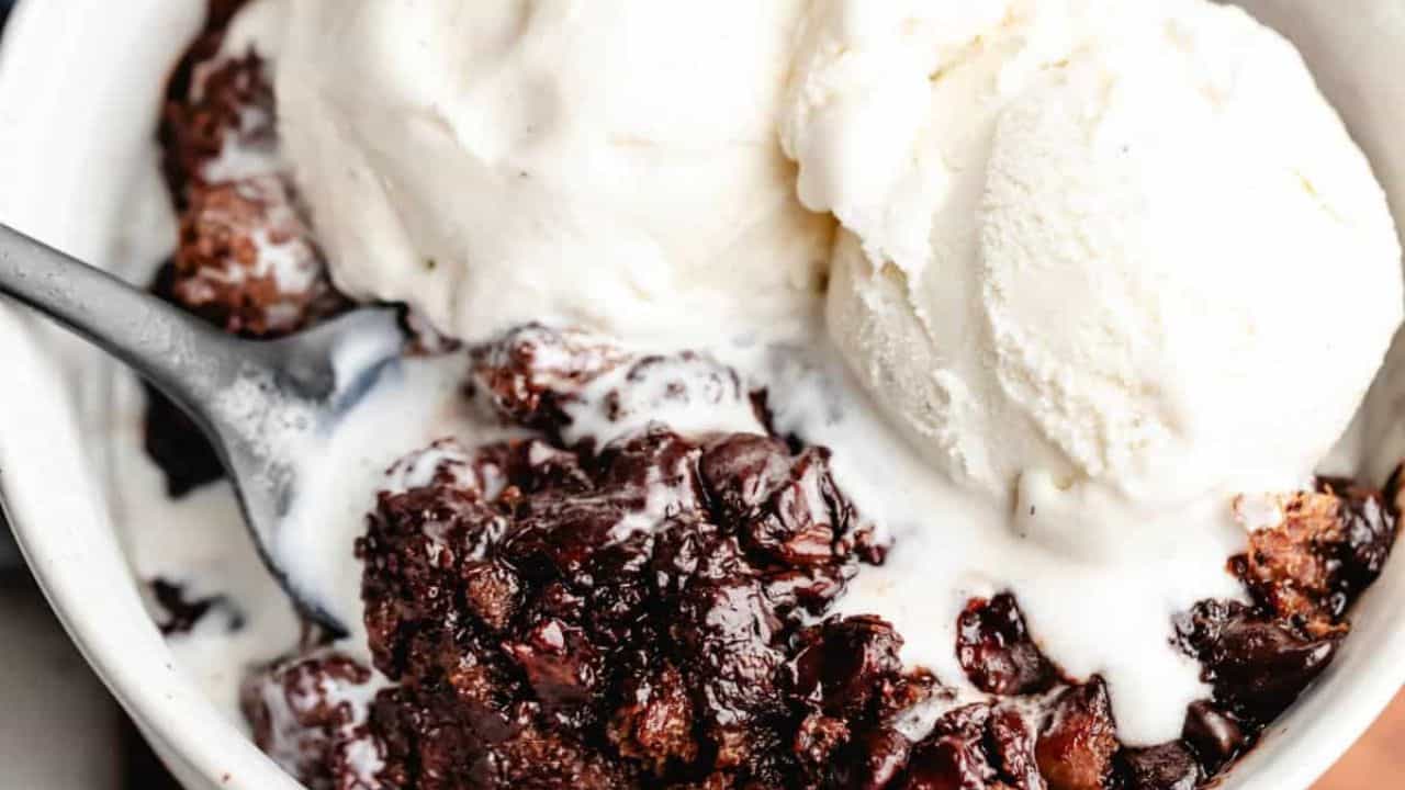 Crock Pot Triple Chocolate Bread Pudding