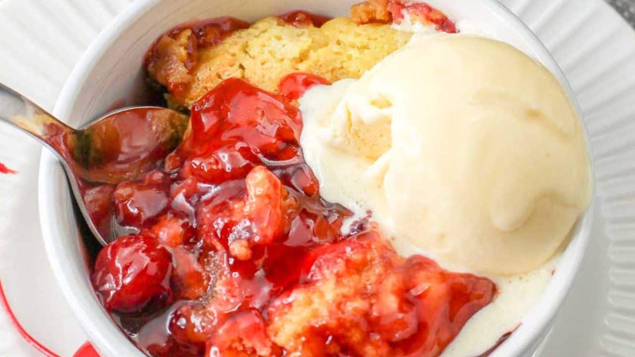 Crockpot Cherry Dump Cake