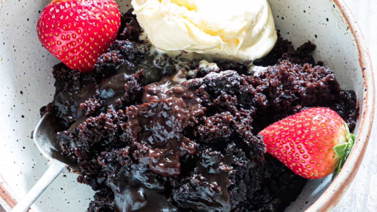 Crockpot Chocolate Lava Cake