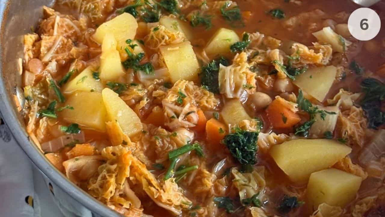 Easy Vegan Cabbage Potato Soup