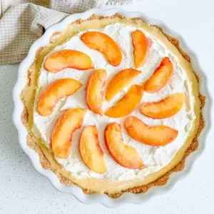 Icebox Peach Tart