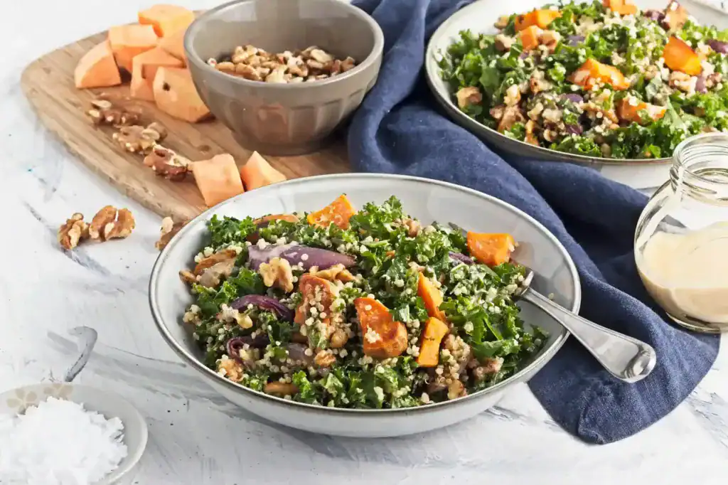 Kale Sweet Potato Salad