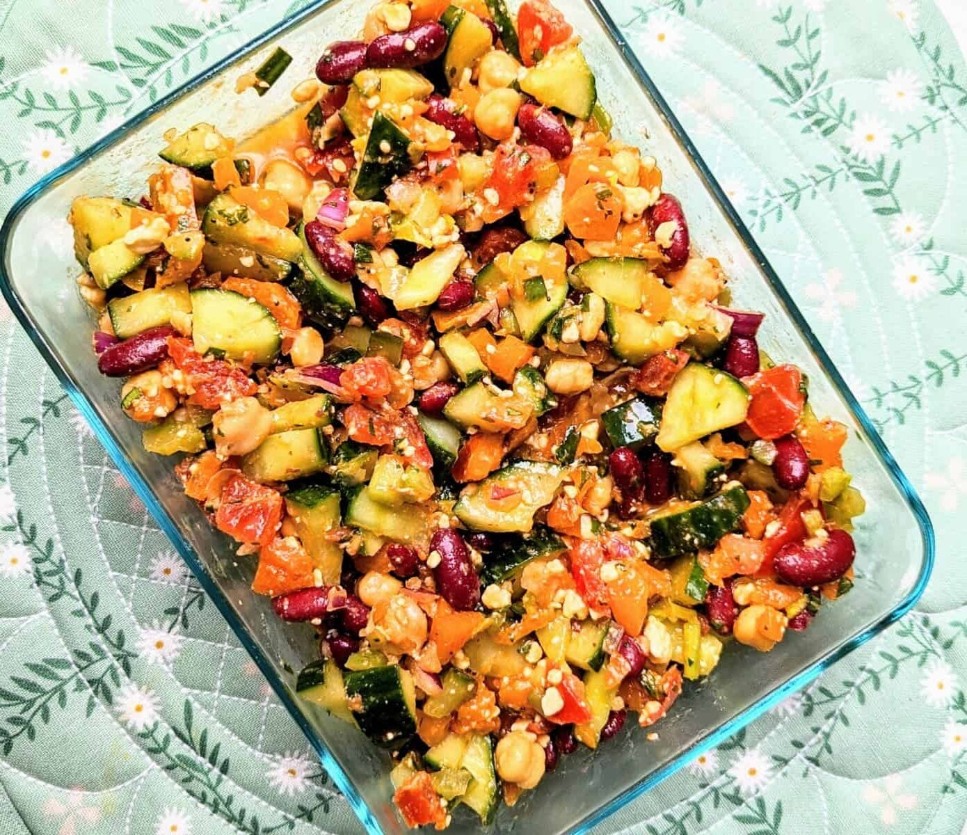 Mediterranean Bean Salad