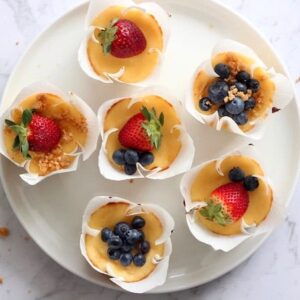 Mini Baked Cheesecakes
