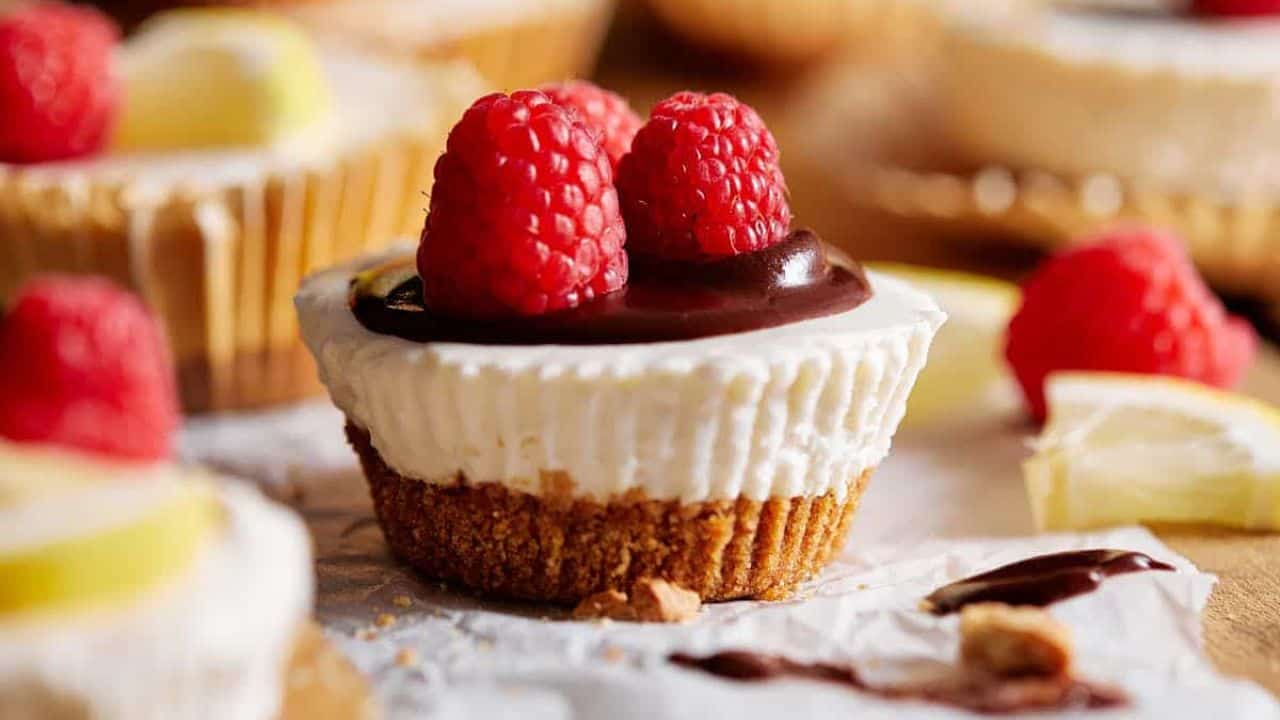 Mini No Bake Cheesecakes