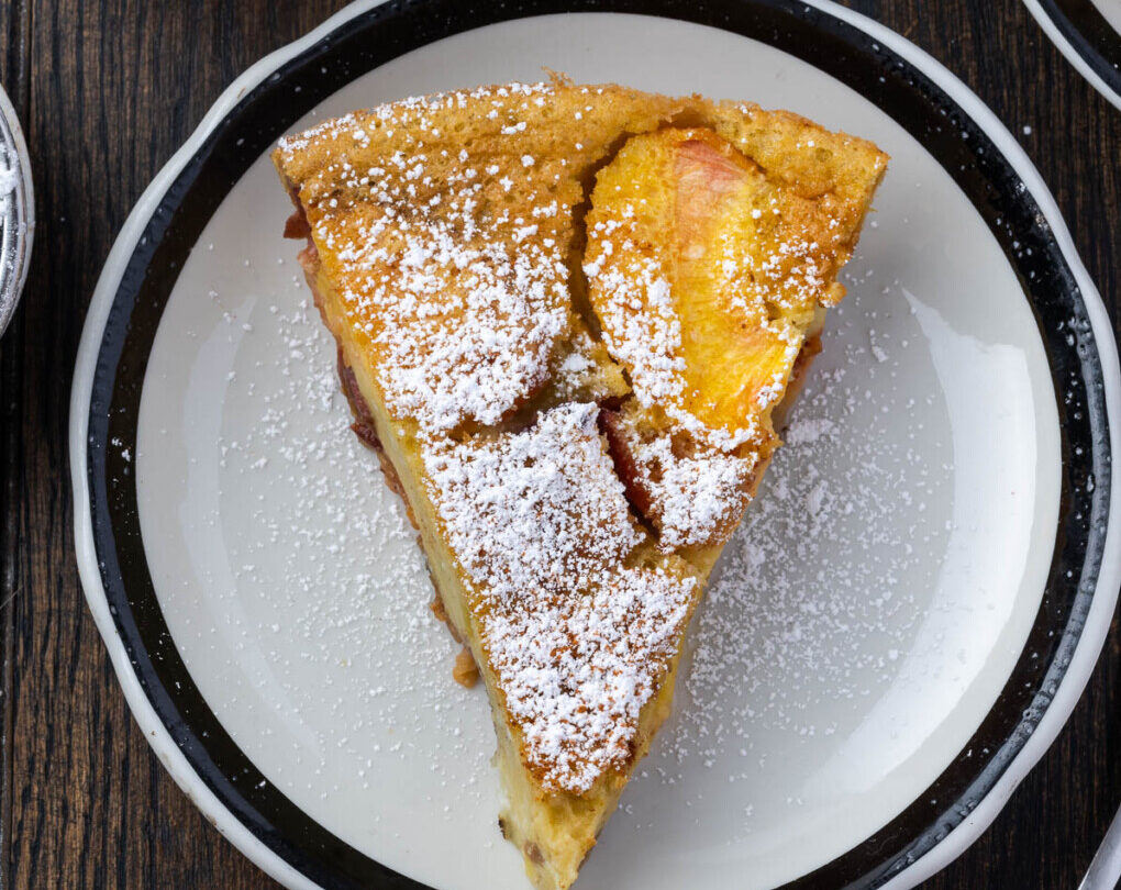 Peach Clafoutis