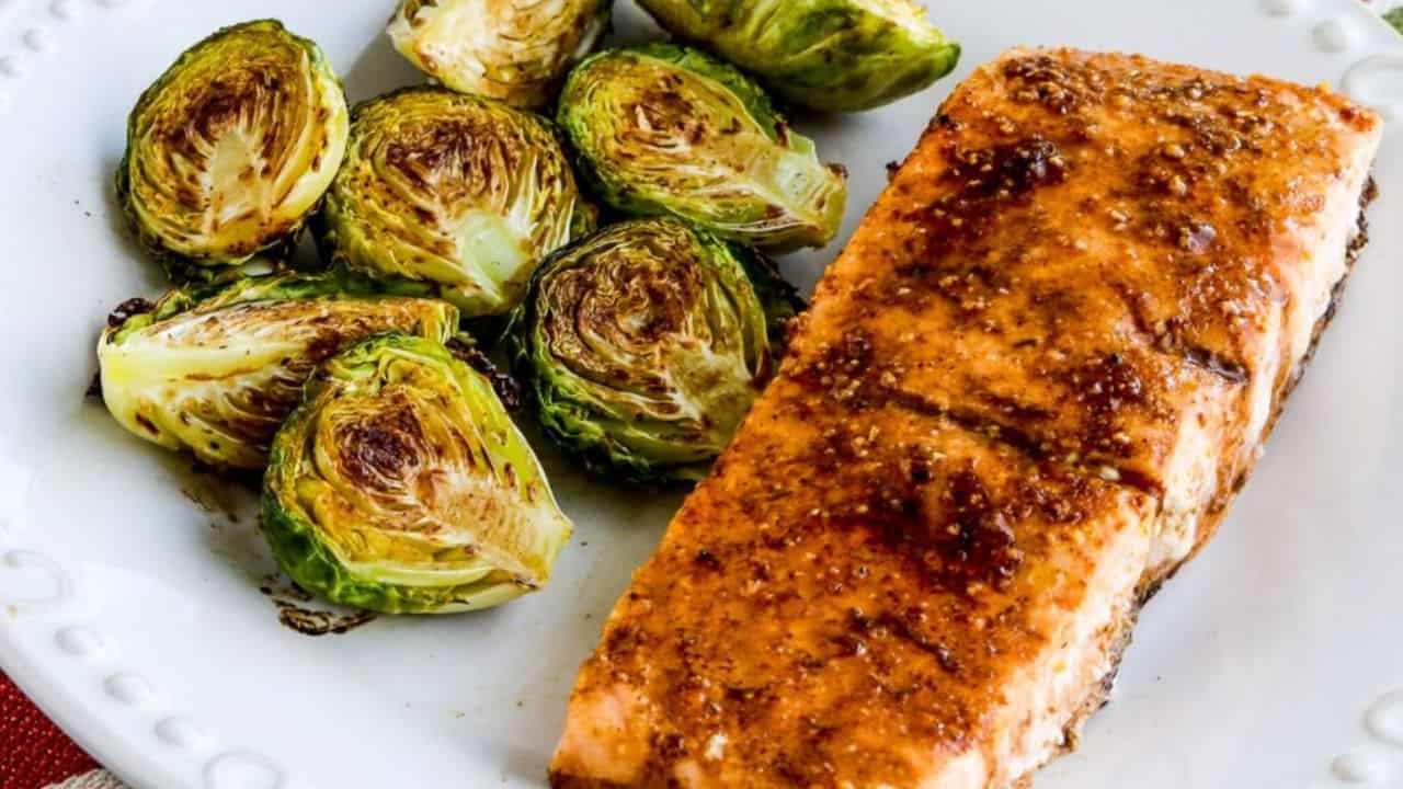 Salmon with Brussels Sprouts