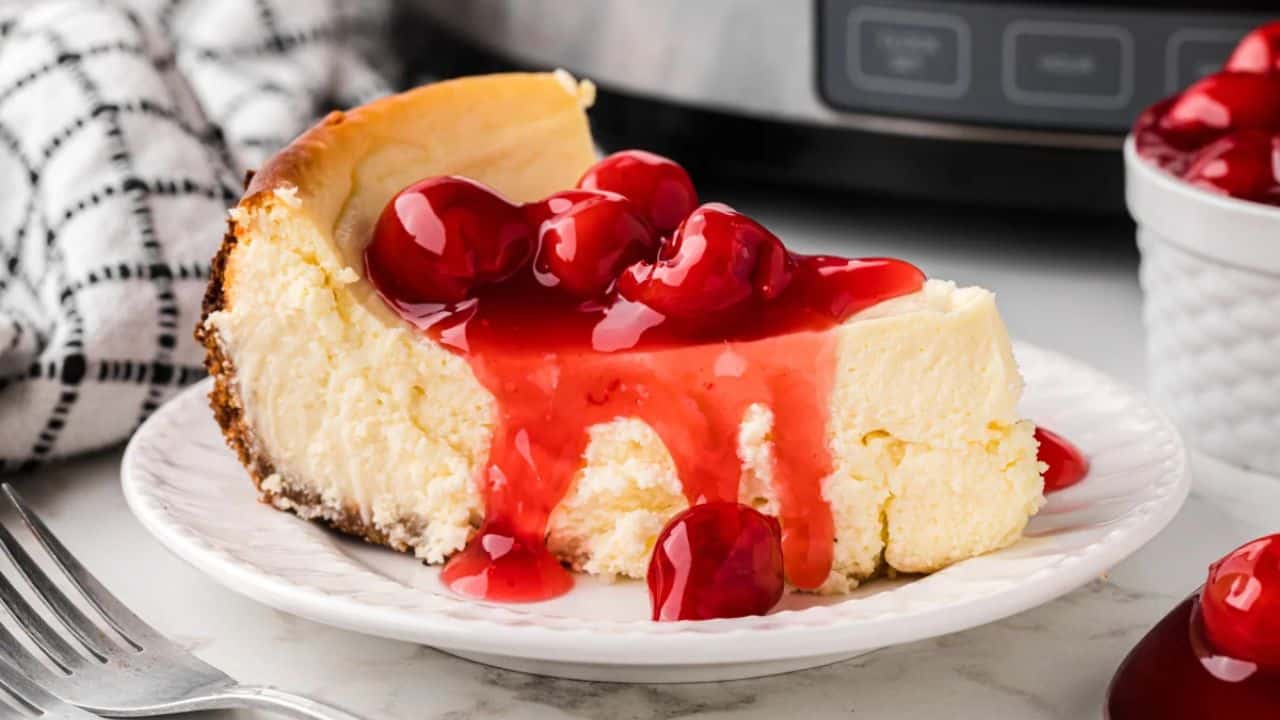 Slow Cooker Cheesecake