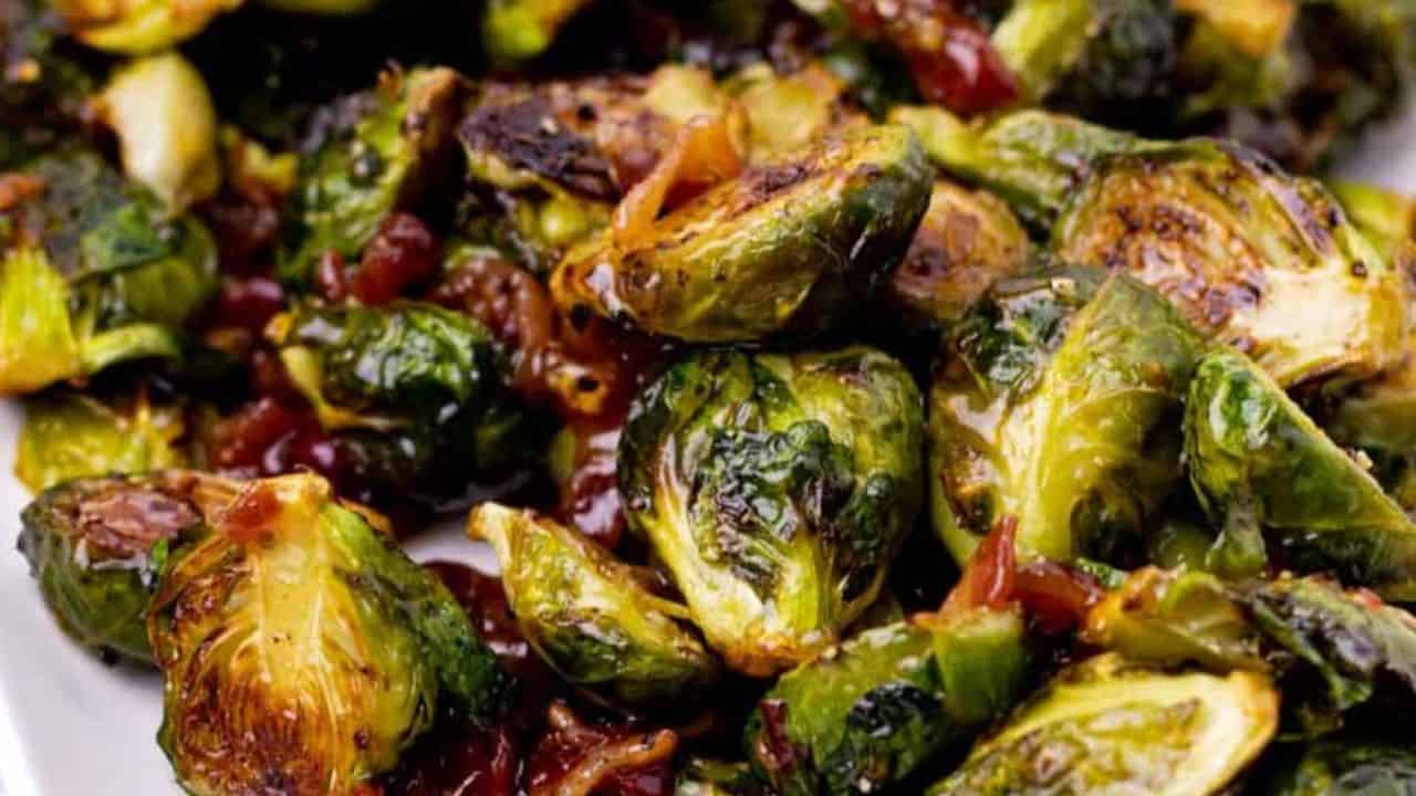 Spicy Bacon Jam Brussel Sprouts