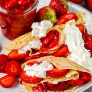 Strawberry Crepes