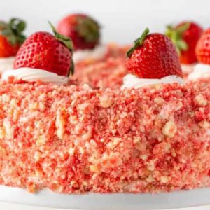Strawberry Crunch Cake