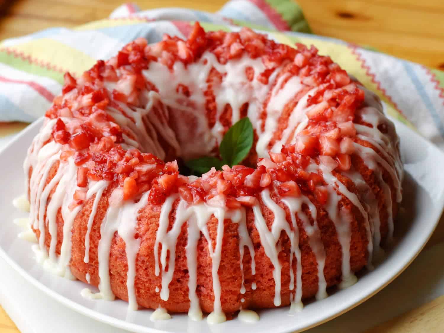 Strawberry Pound Cake