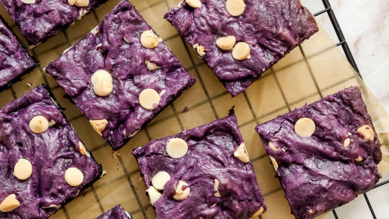 Ube Brownies
