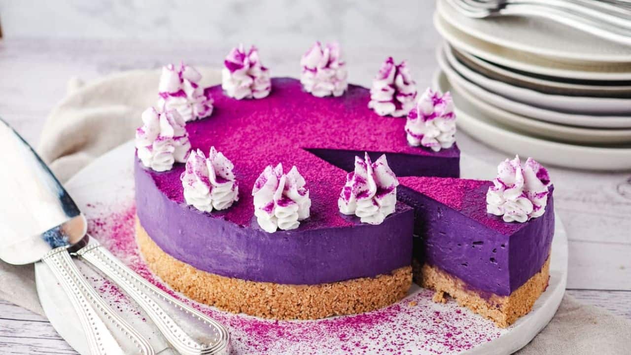 Ube Cheesecake